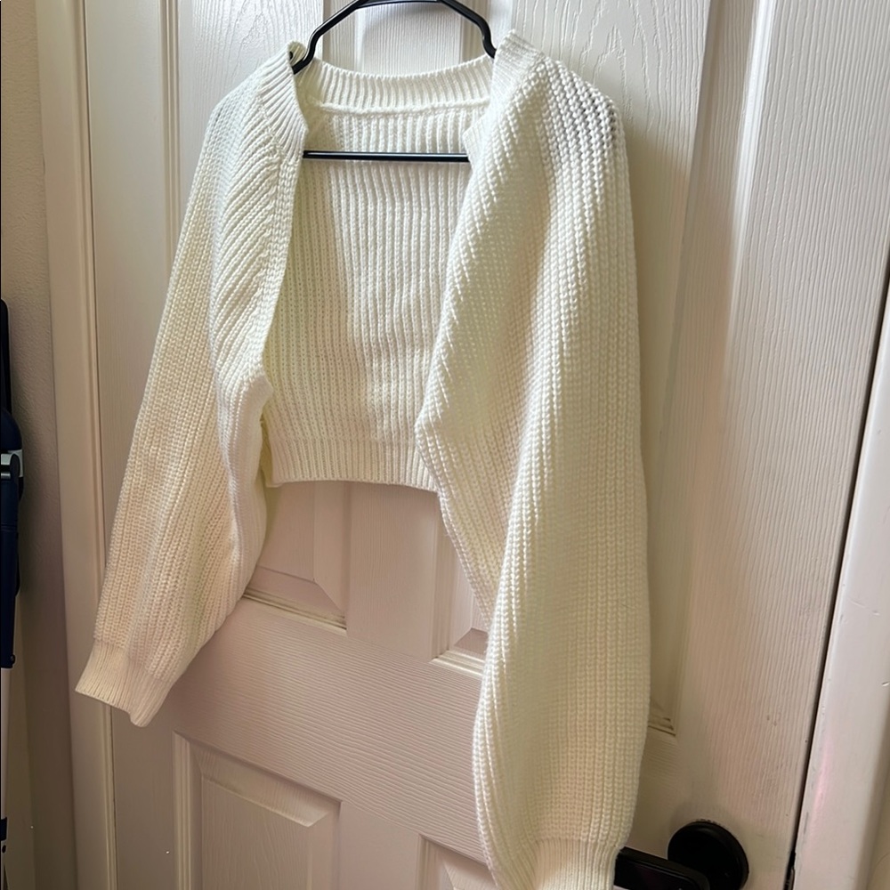 Women's White Sweater